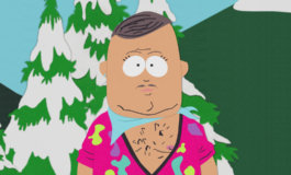 Большой Эл-гомосек и его гомояхта – фото момента из 4 серии 1 сезона сериала Южный Парк