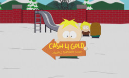 Деньги в обмен на золото – фото момента из 2 серии 16 сезона сериала Южный Парк