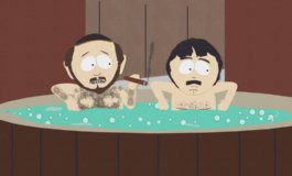 Два голых парня в горячей ванне – фото момента из 8 серии 3 сезона сериала Южный Парк